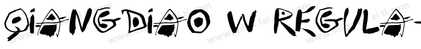 QiangDiao W Regula字体转换
